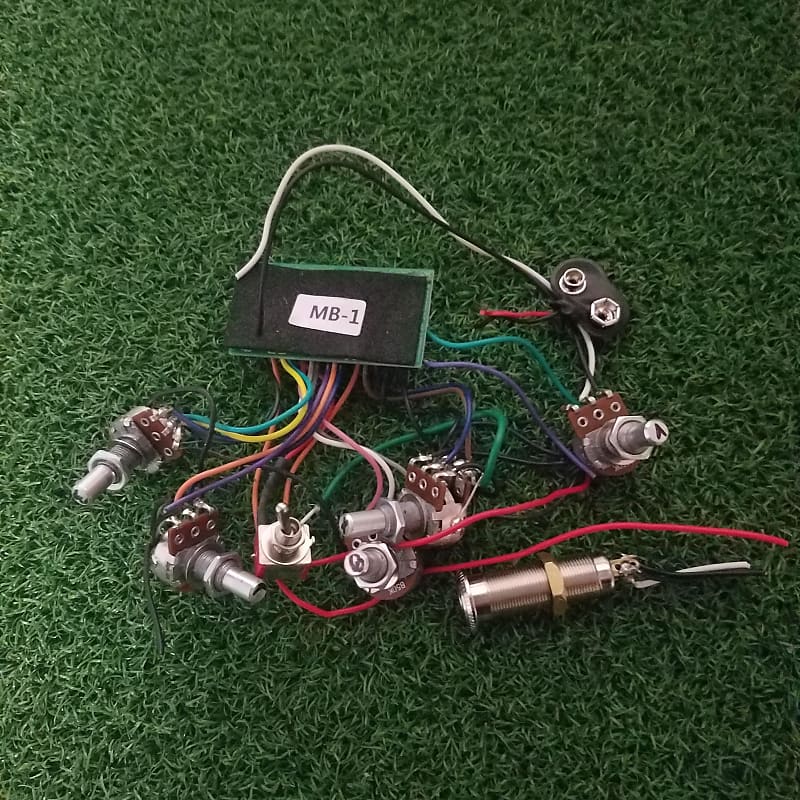 Markbass MB1 Onboard Bass Preamp 3 Band EQ w/ Reverb