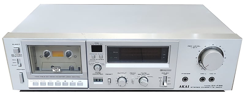 Vintage Akai GX-F35 Stereo Cassette Deck - Serviced | Reverb