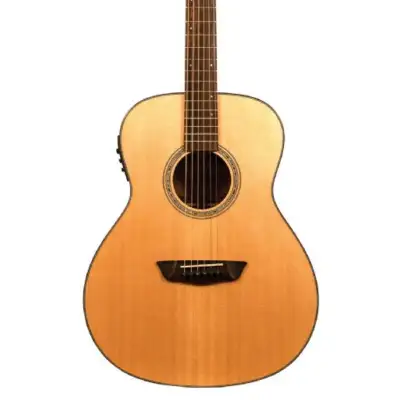 Washburn WLO100SWEK-D Woodline Solidwood Series Orchestra Cutaway Acoustic-Electric Guitar image 2