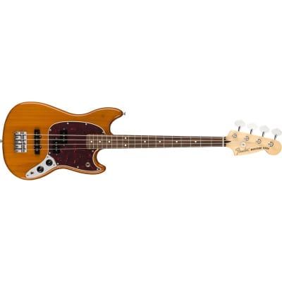 Fender Player Mustang Bass PJ Pau Ferro Fingerboard, Aged Natural image 2