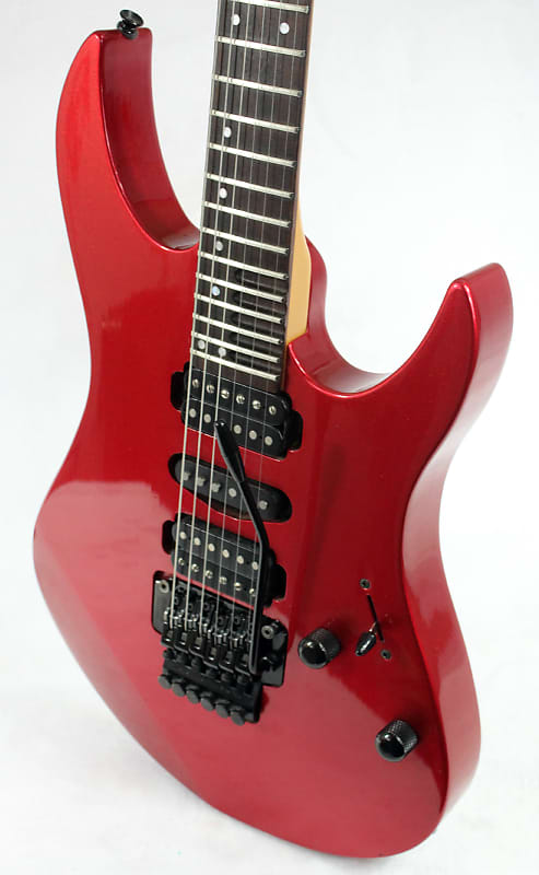 Rare 95 Yamaha RGX 621 D With Scalloped Frets in Metallic Red Electric  Guitar