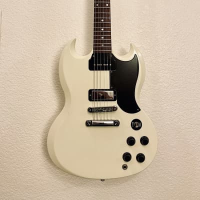 Gibson SG Special 60’s Tribute P-90 Special Run 2011 - Worn White Satin for sale