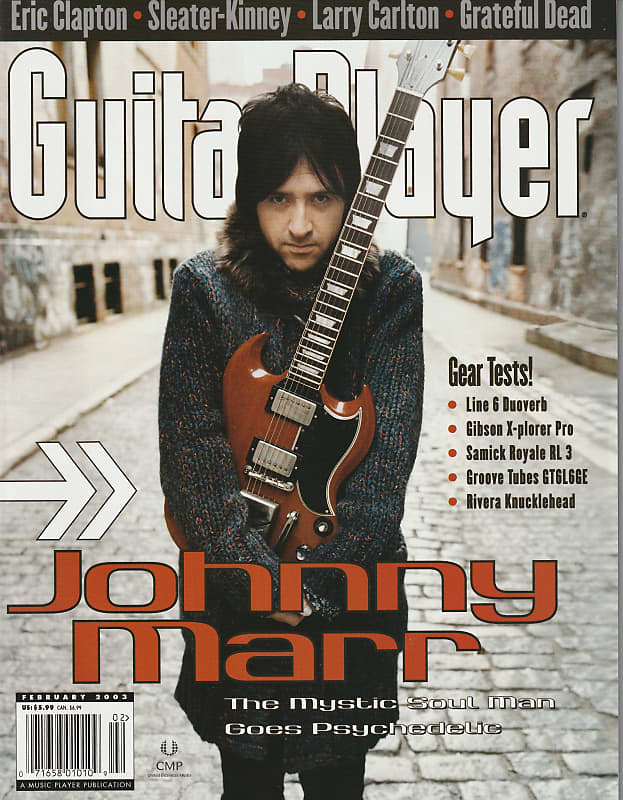 Reverb　Guitar　magazine　2003,　2003　Player　Marr　February　Johnny