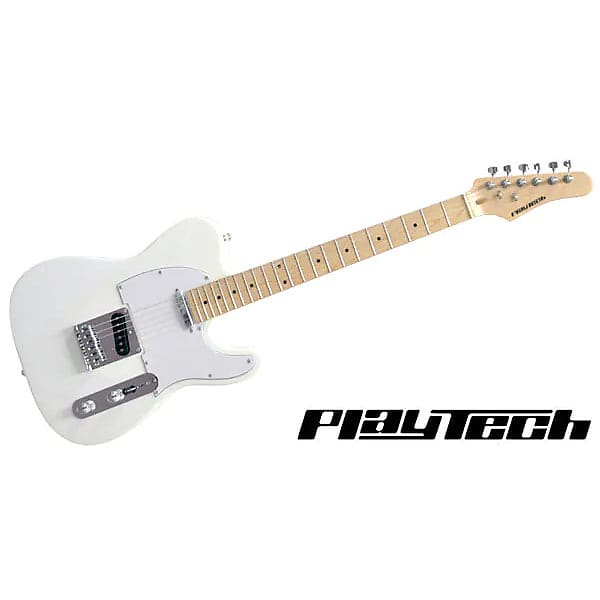 PLAYTECH テレキャスター Maple White PLAYTECHのストラトキャスター「PLAYTECH ST250SSH Maple White