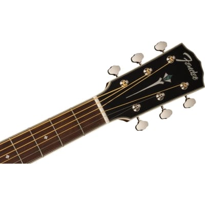 Fender Paramount PS-220E Parlor Acoustic-Electric Guitar (Aged Cognac Burst) image 6