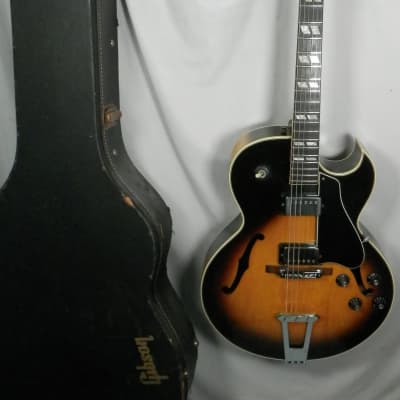 Gibson ES-175D Sunburst Hollow Body Electric Guitar with case vintage 1977 ES175D image 1