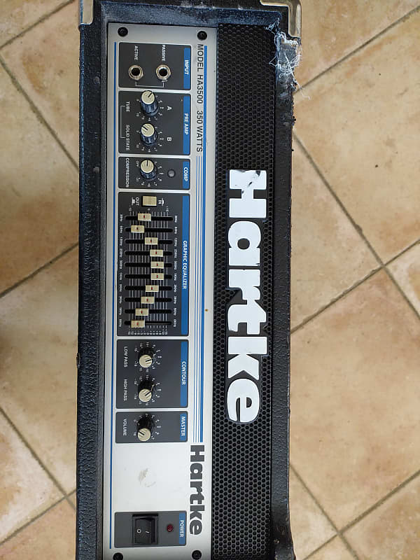 Hartke HA3500 350-Watt Bass Amp Head 1991 - Present - Black image 1