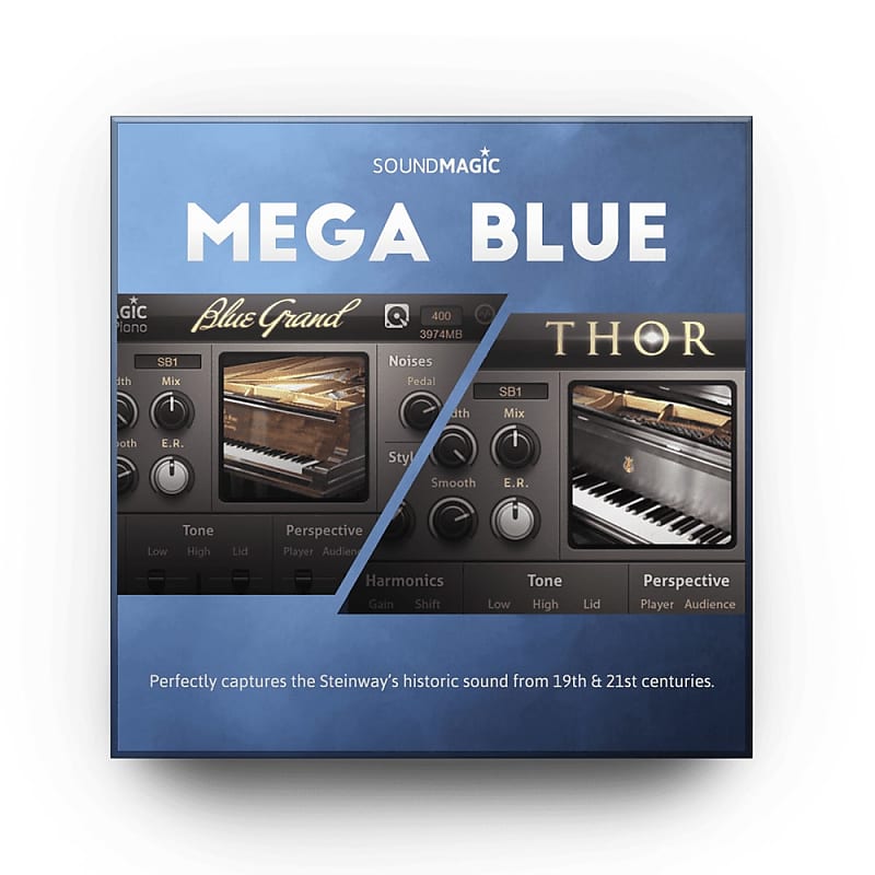 SOUNDMAGIC Mega Blue Steinway Piano Sample Library (Download) | Reverb