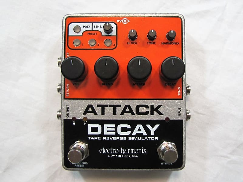 electro-harmonix ATTACK DECAY 中古 Used Electro-Harmonix EHX Attack Decay Tape Reverse