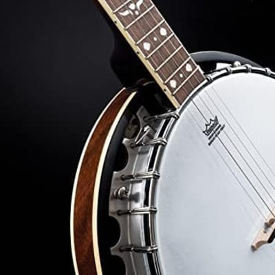 Oscar Schmidt OB5LH LEFT HANDED 5-String Banjo, Cast Tone Ring, Bluegrass Mahogany Resonator image 3