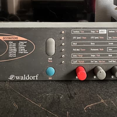 Waldorf Pulse+ Rackmount Synthesizer 1997 - Blue
