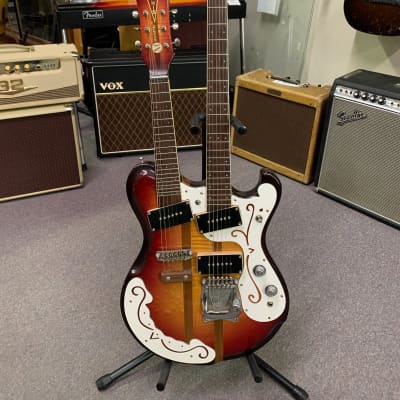 Mosrite Joe Maphis Double Neck Electric Sunburst image 1