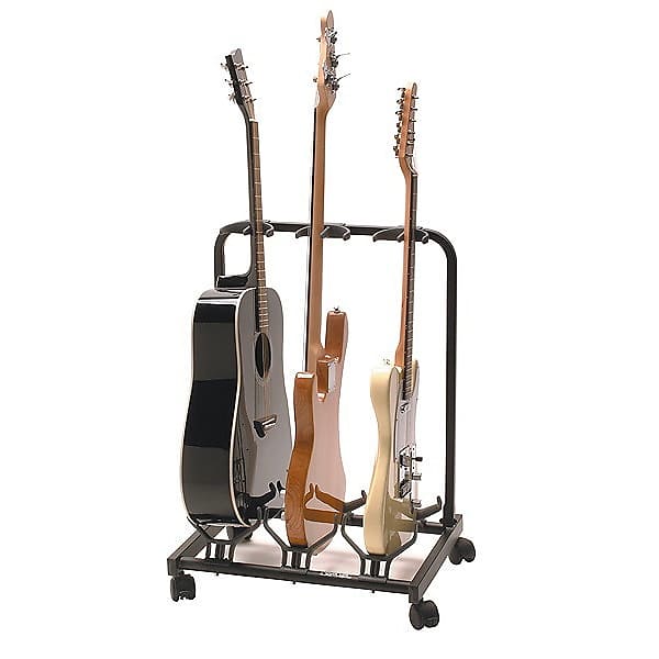 Quik-Lok GS-430 Universal Multiple Guitar Stand - Holds 3 Guitars image 1