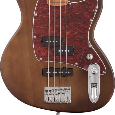 Ibanez TMB100 Talman Standard Series 4-String Bass Guitar, Walnut Flat image 2