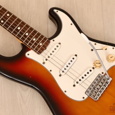 1997 Fender Stratocaster ‘62 Vintage Reissue ST62-53 Sunburst, Japan CIJ image 7