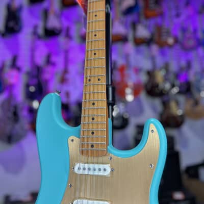 Squier 40th Anniversary Stratocaster Electric Guitar, Vintage Edition - Satin Seafoam Green! 396 GET PLEK’D! image 7