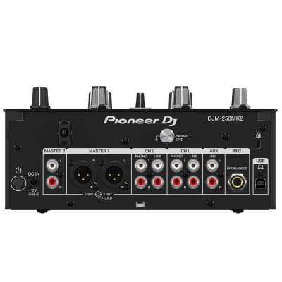 Pioneeer DJ DJM-250MK2 rekordbox dvs-Ready 2-Channel Mixer w Built-in Sound Card image 3