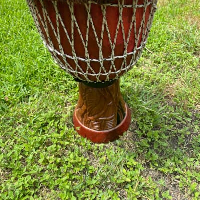11 inch Hand Carved Senegalese Djembe image 2