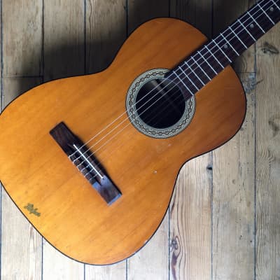 Guitar Hofner 5120  - Vintage 1970's - Classical Guitar, Solid Spruce+Mahogany Neck, Great Condition and Sound image 4