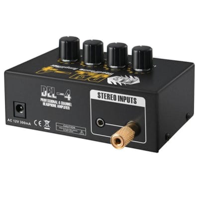 Headphone Amplifier Professional Ultra-Compact 4-Channel Stereo Headphone Amp Studio & Stage image 2