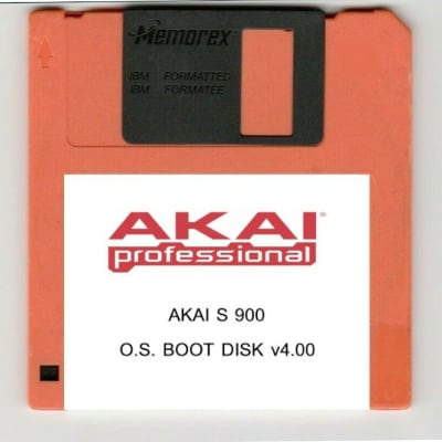 AKAI S900 S-900 System Boot Disk v4.0 - SAME DAY SHIPPING, US SELLER!