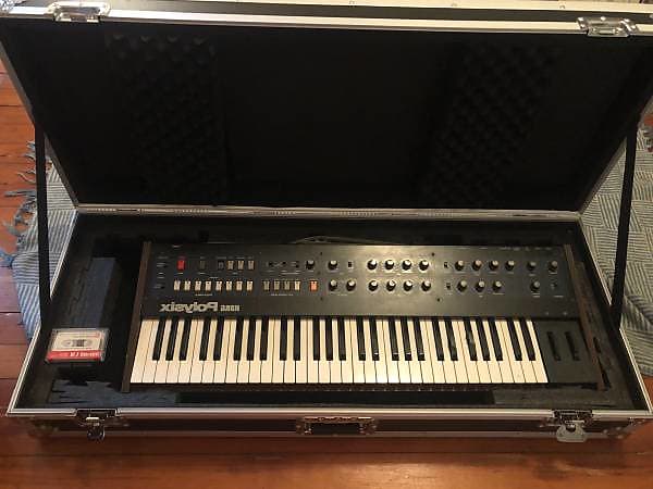Korg PolySix Analog Polyphonic Synth with road case & factory settings cassette image 1