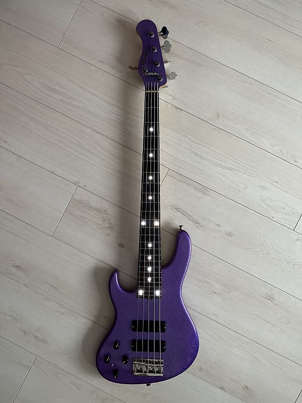 Sadowsky NYC Modern 5-24 LEFTY - Purple Super Sparkle image 1