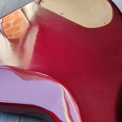 1983 Aria Pro II Japan SB Elite-II Electric Bass (Deep Red Metallic) image 12