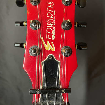 Edwards/ESP Rouage Rika ERI-98LP 2001 Red | Reverb