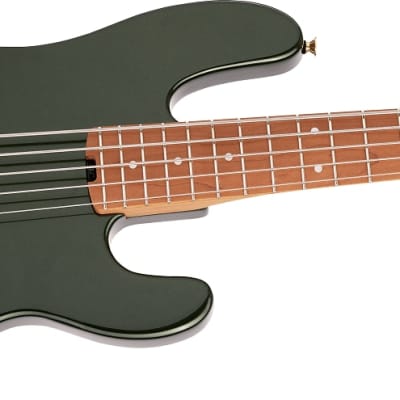 CHARVEL Pro-Mod San Dimas® Bass JJ V, Caramelized Maple Fingerboard, Lambo Green Metallic image 3