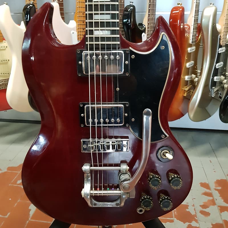 Gibson Sg Standard Bigsby Vintage 1973 Cherry | Reverb
