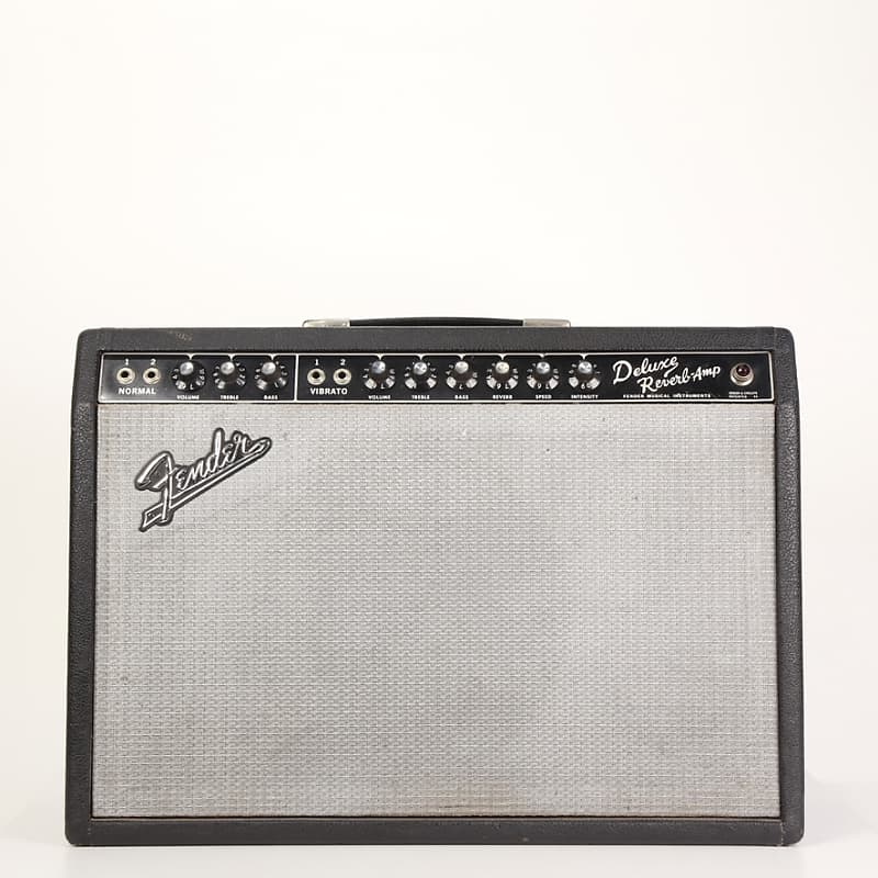 Fender Deluxe Reverb Amp blackface AB763 1965