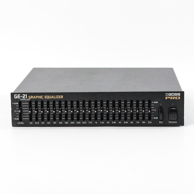 Boss GE-21 Graphic EQ Half Rack