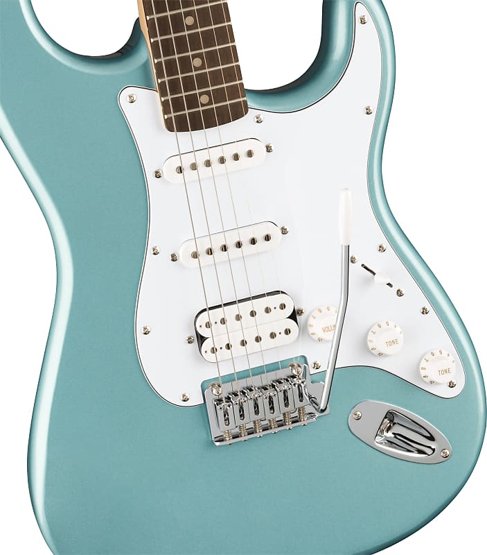 Fender SR Affinity Series™ Stratocaster® HSS, Laurel Fingerboard, White  Pickguard, Ice Blue Metallic