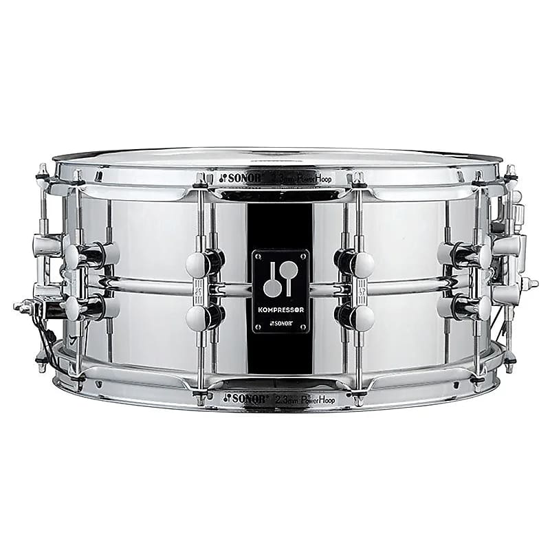 Sonor Kompressor 14x6.5" Steel Snare Drum image 1