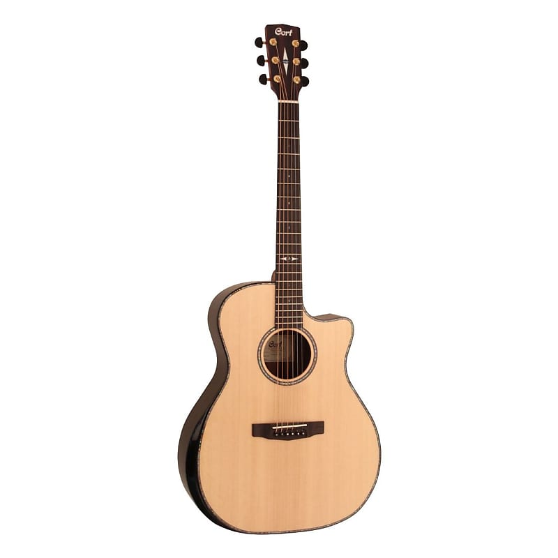 Cort GA-PF Grand Regal Bevel Cut Pao Ferro Acoustic-Electric | Reverb