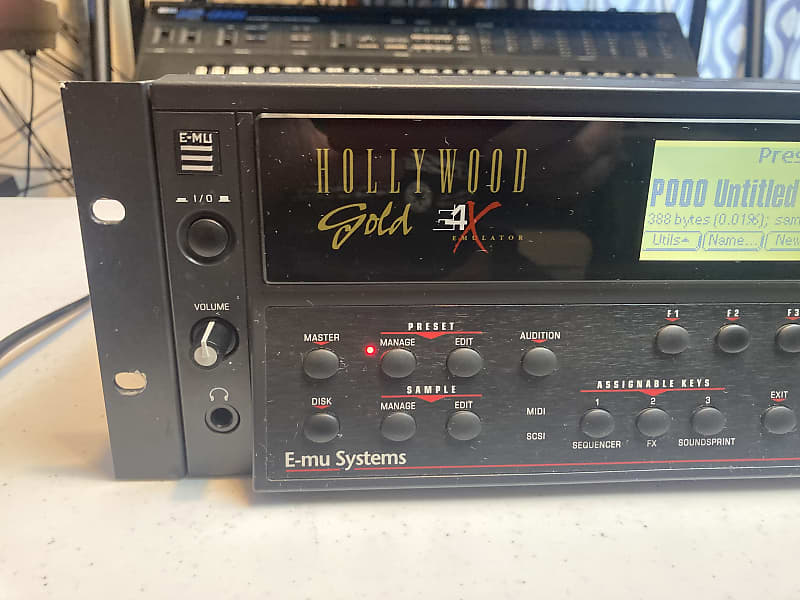 E-MU Emulator IV EIV x Hollywood Gold edition sampler, 2 Gig | Reverb