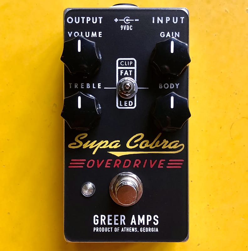 Greer Supa Cobra Overdrive | Reverb