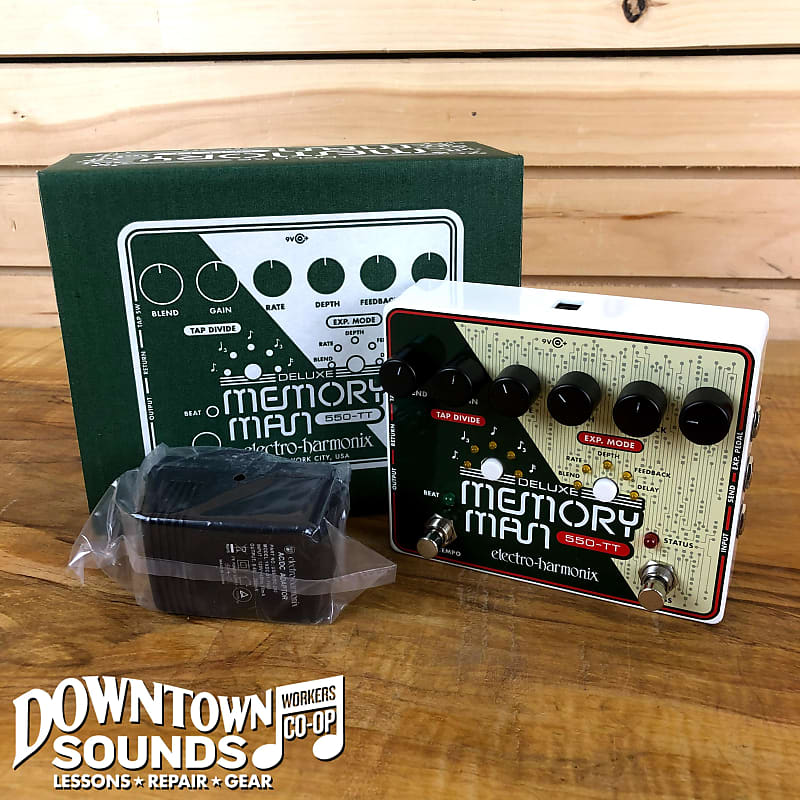 Electro-Harmonix Deluxe Memory Man 550-TT Tap Tempo Analog Delay