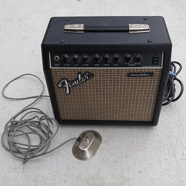 Fender sidekick hotsell 15 chorus