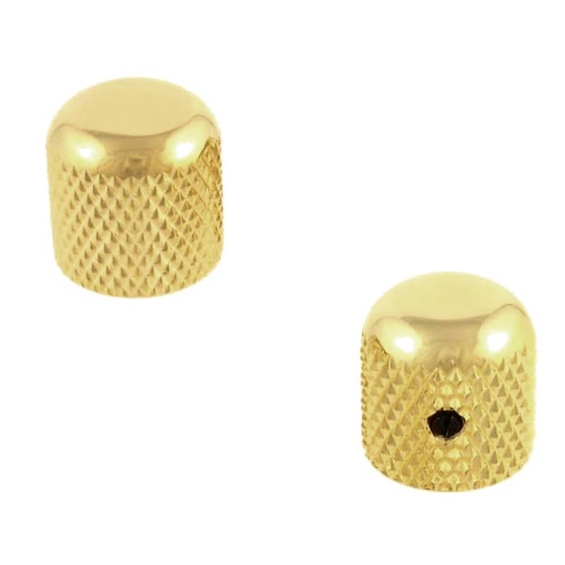 Dome Knobs for Solid Shaft Pots  Gold MK-0110-002 image 1