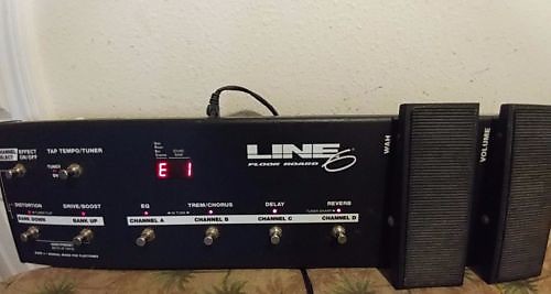 LINE-6-FLOORBOARD-FOOT-CONTROLLER-LONG-BOARD-POD-2-0-BASS-SPIDER-AMPLIFIER