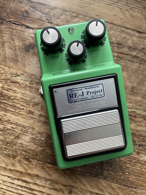 Ibanez TS9 Tube Screamer with Analogman Silver Mod 2010s - Green image 1