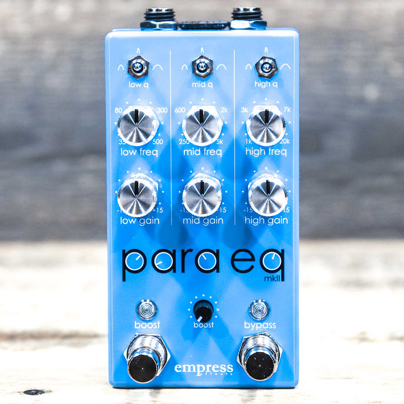 Empress Effects ParaEQ MkII Transparent Parametric EQ with Boost Effect  Pedal | Reverb