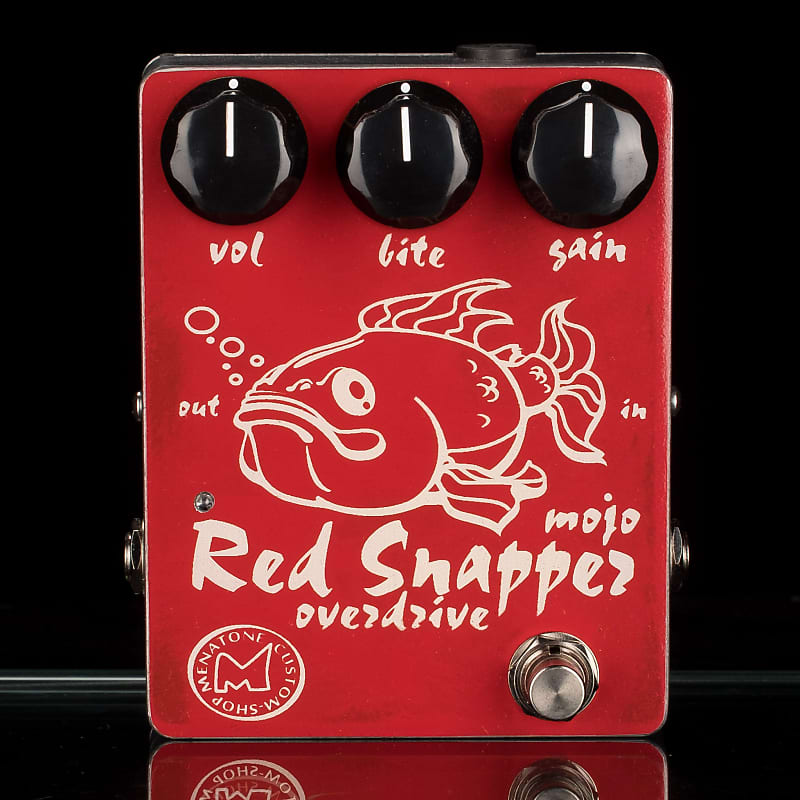 Menatone The Red Snapper 2010 国内正規品 Menatone Red Snapper Transparent Overdrive | Reverb