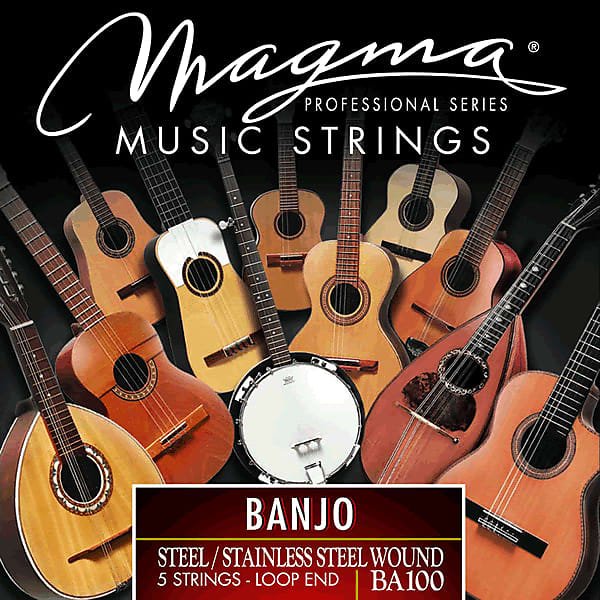 Magma BANJO 5 Strings Loop End Steel Stainless Steel Wound Reverb