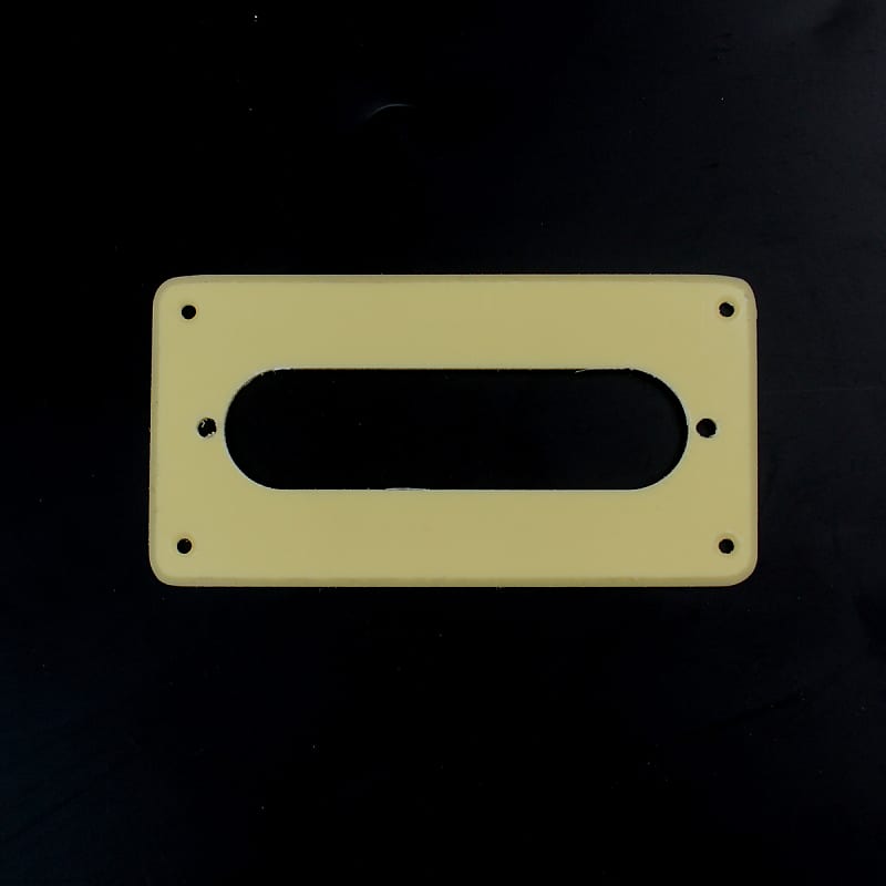 Humbucker to Strat Style Pickup Adapter Ring ,H-S-2 1-Ply Non-Slant Cream image 1