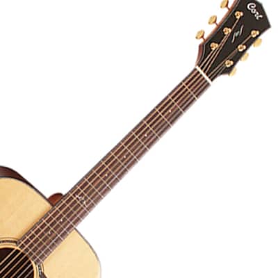 Cort Gold-D6 Natural Dreadnought All Solid Wood Torrefied Top Spruce Mahogany Acoustic Guitar image 3