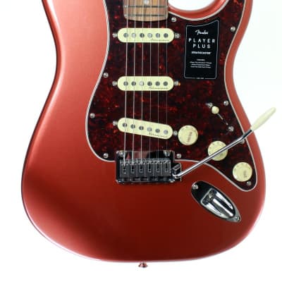 Fender Player Plus Stratocaster  Aged Candy Apple Red image 2
