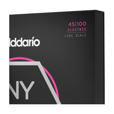 D'Addario NYXL 45100 Long Scale Regular Light Bass Strings (45-100) image 6